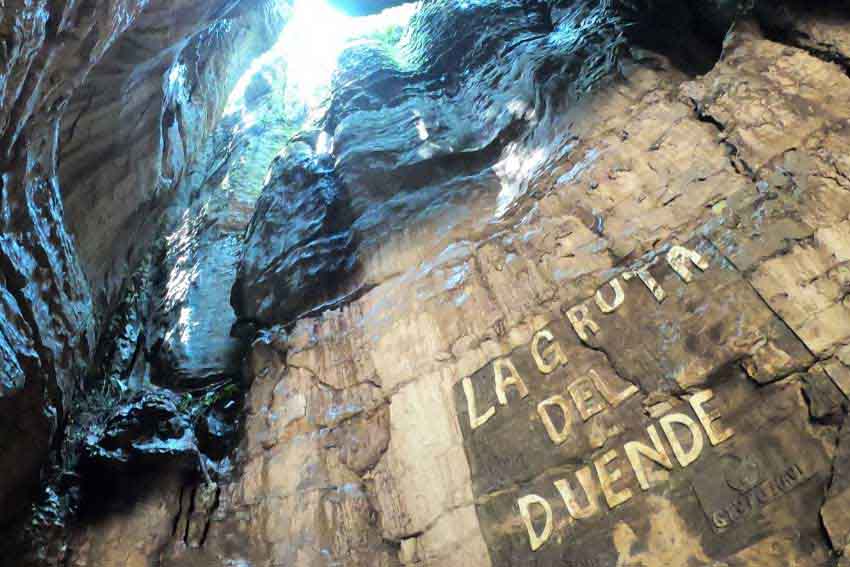 muestra de la gruta del duende